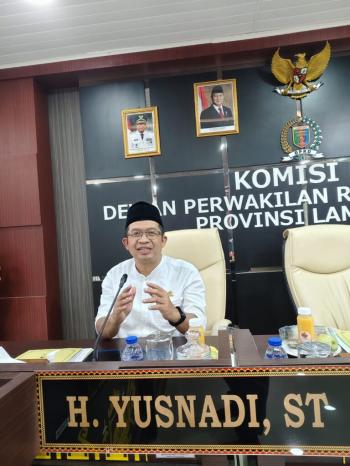 Sekretaris Komisi IV DPRD Lampung Ingatkan Pemda tentang Pentingnya Peringatan Dini Bencana